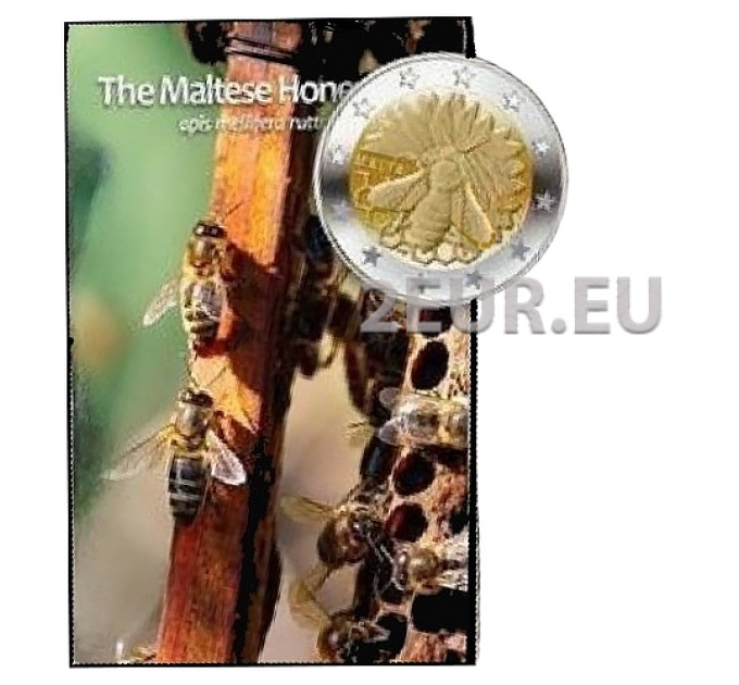 Malta 2 Euro BU 2024 – Maltesische Honigbiene