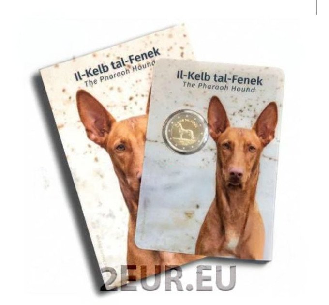 Malta 2 Euro BU 2026 – Der Pharaonenhund + Valletta