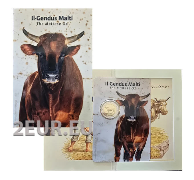 Malta 2 Euro BU 2025 – Maltesischer Stier