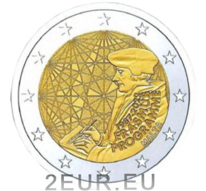 Malta 2 Euro UNC 2022 - 35 Jahre Erasmus