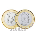 Monaco 1 Euro UNC 2020 - Fürst Albert II