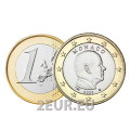 Monaco 1 Euro UNC 2022 - Fürst Albert II