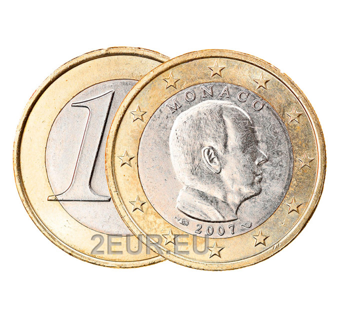Monaco 1 Euro UNC 2007 - Fürst Albert II