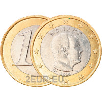 Monaco 1 Euro UNC 2014 - Fürst Albert II