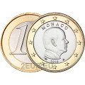 Monaco 1 Euro UNC 2016 - Fürst Albert II