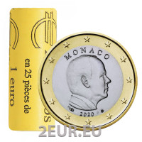 Monaco 1 Euro Rolle 2020