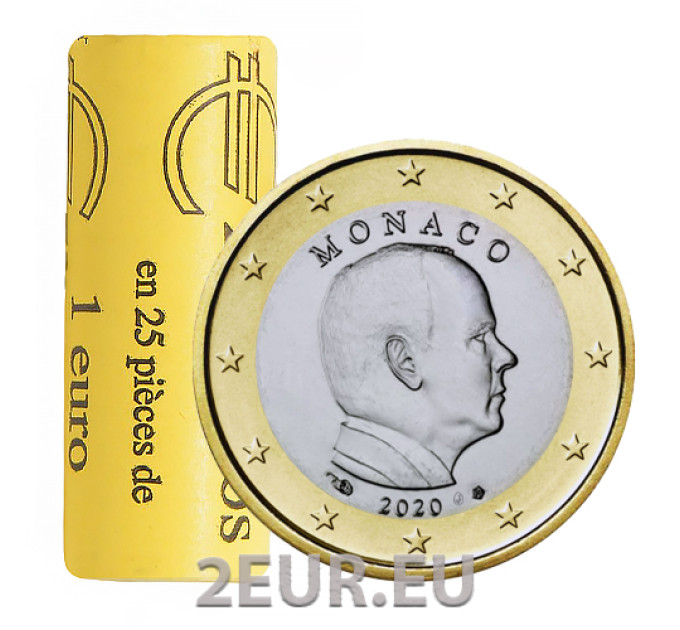Monaco 1 Euro Rolle 2020