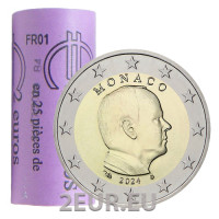 Monaco 2 Euro Rolle 2024