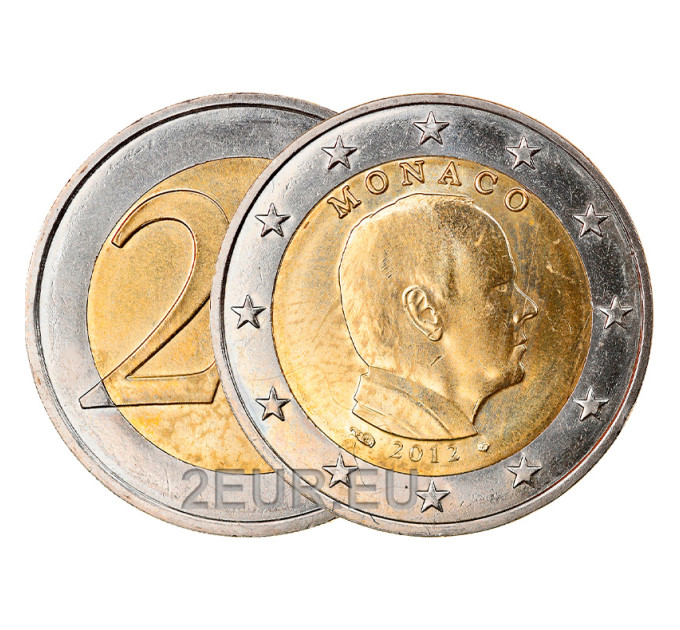 Monaco 2 Euro UNC 2012 - Fürst Albert II
