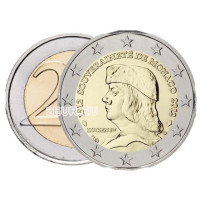 Monaco 2 Euro UNC 2012 - 500 Jahre Unabhängigkeit 1512 - 2012