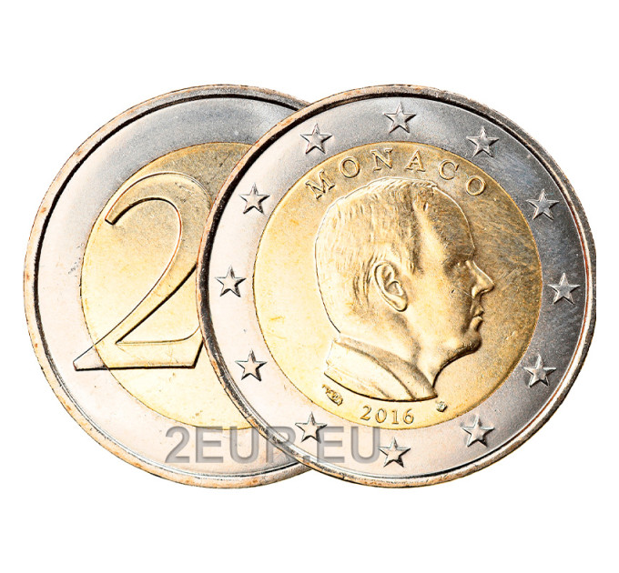 Monaco 2 Euro UNC 2016 - Fürst Albert II