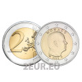 Monaco 2 Euro UNC 2022 - Fürst Albert II