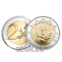 Monaco 2 Euro UNC 2011 - Fürst Albert II