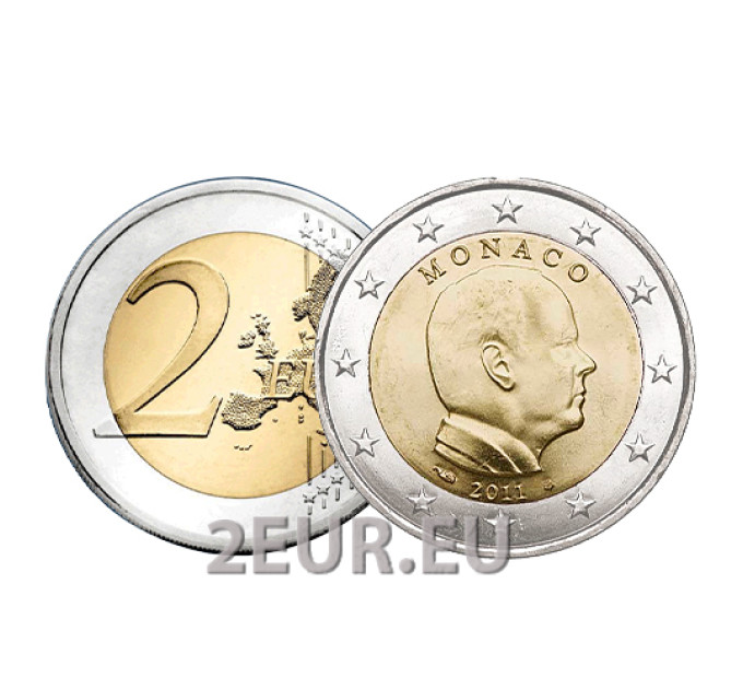 Monaco 2 Euro UNC 2011 - Fürst Albert II