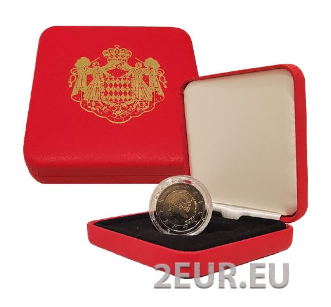 Monaco 2 Euro UNC 2007 - 25. Todestag von Prinzessin Grace Kelly