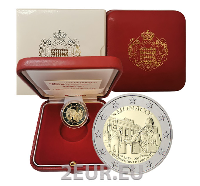Monaco 2 Euro PP 2017 - 200 Jahre seit der Gründung der Fürstlichen Carabinieri