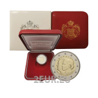 Monaco 2 Euro PP 2021 - 10. Hochzeitstag von Fürst Albert II. und Fürstin Charlène