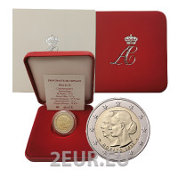 Monaco 2 Euro BU 2011 - Hochzeit von Fürst Albert II und Charlene