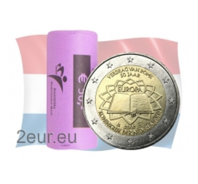 Niederlande 2 Euro UNC rollen 2007 – Römische Verträge