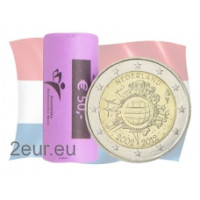 Niederlande 2 Euro UNC rollen 2012 – 10 Jahre Euro