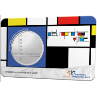 Niederlande 5 Euro UNC 2022 – Piet Mondriaan