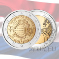Niederlande 2 Euro UNC 2012 - 10 Jahre Euro-Bargeld