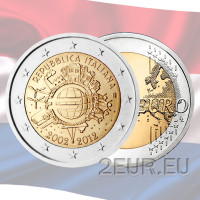 Niederlande 2 Euro UNC 2012 - 10 Jahre Euro-Bargeld