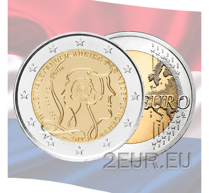 Niederlande 2 Euro UNC 2013 - 200. Jahrestag des Königreichs der Niederlande