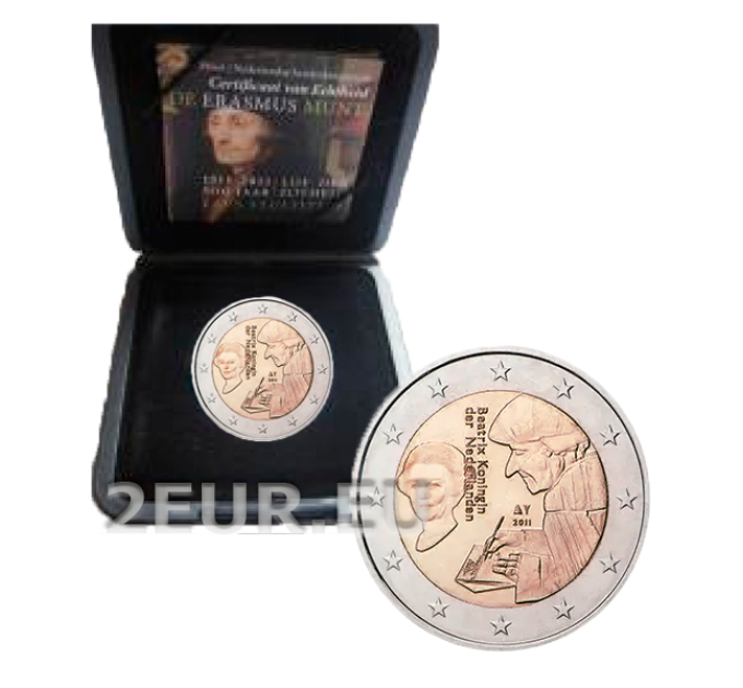  Niederlande 2 Euro proof 2011 – Erasmus von Rotterdam 