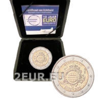  Niederlande 2 Euro proof 2012 – 10 Jahre Euro-Bargeld