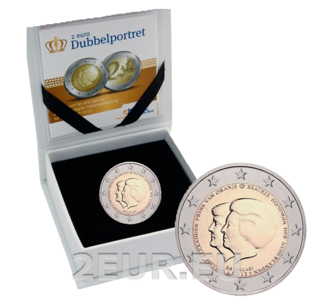  Niederlande 2 Euro proof 2013 - Doppelporträt