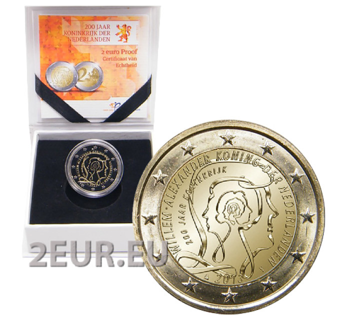  Niederlande 2 Euro proof 2013 - 200. Jahrestag des Königreichs der Niederlande