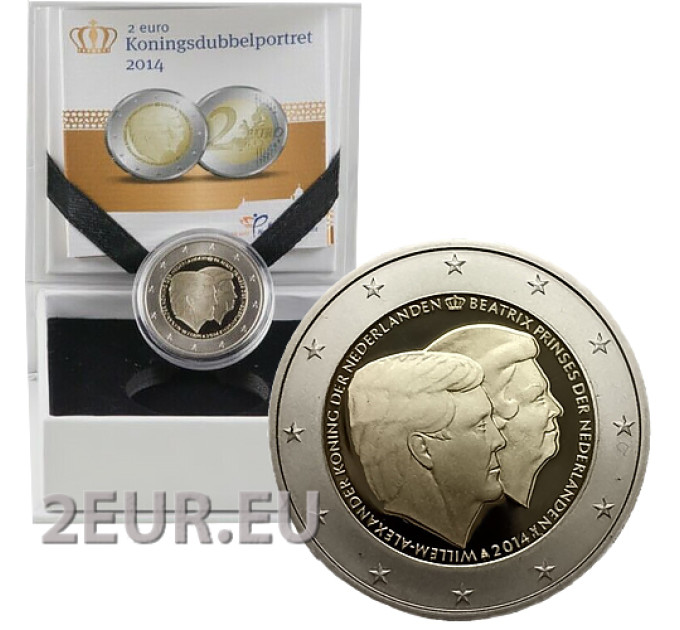  Niederlande 2 Euro proof 2014 - König Willem-Alexander und Prinzessin Beatrix