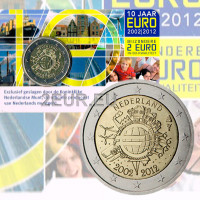 Niederlande 2 Euro BU 2012 - 10 Jahre Euro-Bargeld