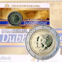 Niederlande 2 Euro UNC 2013 - Beatrix und Willem Alexander  