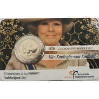 Niederlande 2 Euro UNC 2013 - Beatrix und Willem Alexander  