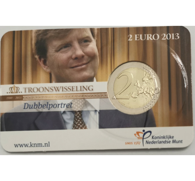 Niederlande 2 Euro UNC 2013 - Beatrix und Willem Alexander  
