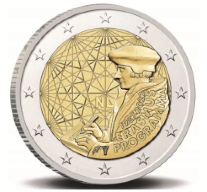 Niederlande 2 Euro UNC 2022 – 35 Jahre Erasmus