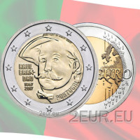 Portugal 2 Euro UNC 2017 - 150 Jahre seit der Geburt von Raul Brandão