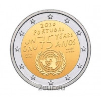 Portugal 2 Euro UNC rollen 2020 – 75 Jahre Vereinigte Staaten