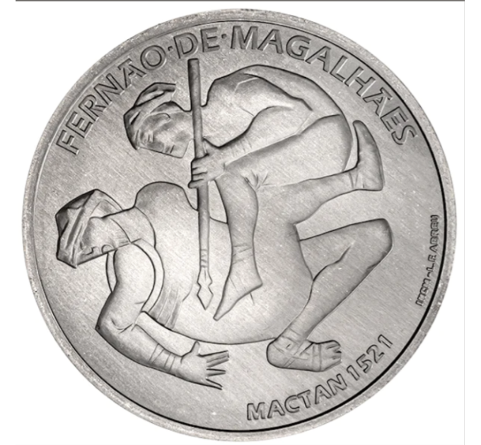 Portugal 7,5 Euro UNC 2021 - 5. Jahrhundert der Weltumsegelung von Ferdinand Magellan - Mactan 1521
