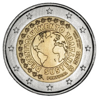 Portugal 2 Euro UNC 2025 – Nachhaltige Entwicklung
