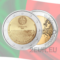  Portugal 2 Euro UNC 2008 - 60 Jahre Menschenrechte