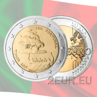  Portugal 2 Euro UNC 2015 - 500 Jahre seit dem ersten Kontakt mit Timor