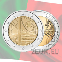 Portugal 2 Euro UNC 2016 - 50 Jahre seit der Einweihung der Brücke vom 25. April