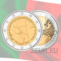 Portugal 2 Euro UNC 2019 - 600. Jahrestag der Entdeckung der Insel Madeira und Porto Santo