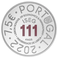 Portugal 7,5 Euro Silber proof 2022 – 111 Jahre Lissabon School of Economics and Management – ​​ISEG