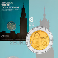 Portugal 2 Euro BU 2013 - 250. JAHRESTAG DES CLERIGOS-TURMS  