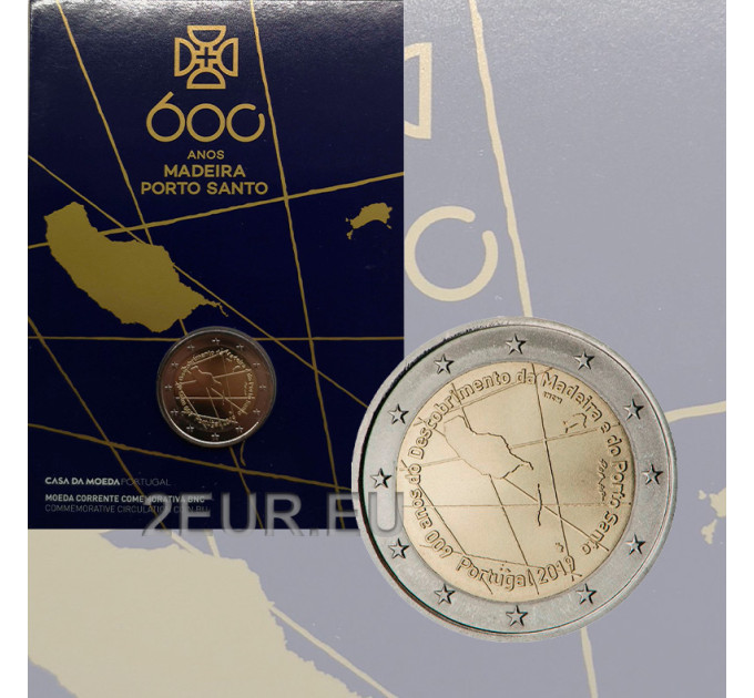 Portugal 2 Euro BU 2019 - 600. Jahrestag der Entdeckung der Insel Madeira und Porto Santov