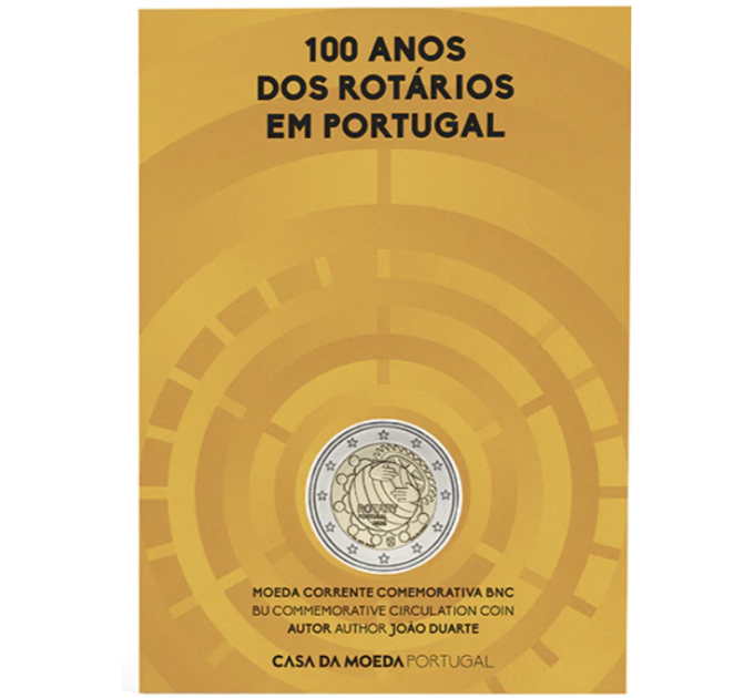 Portugal 2 Euro BU 2026 – 100-jähriges Jubiläum der Rotary Foundation in Portugal